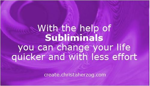 Quicker Life Change with Subliminals