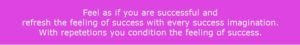 feel successful