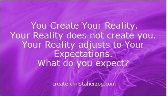 Your Reality adjust to Your Expectations