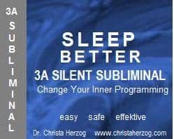 Sleep better 3A Silent Subliminal