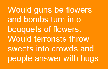 would guns be flowers