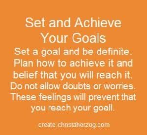 Set and Achieve Your Goals