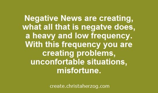 Negative News are Creating Negatives