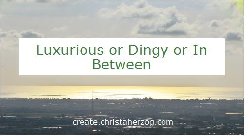 luxurious or dingy