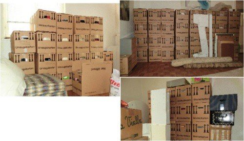 packing and moving boxes