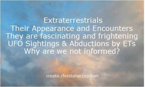 Extraterrestrials Appearance and Encounters