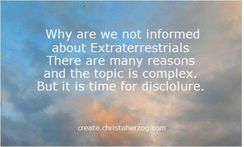 Why are we not informed about aliens?