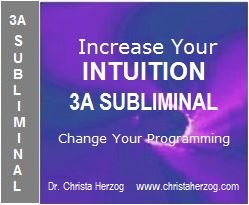 Increase Your Intuition 3A Subliminal
