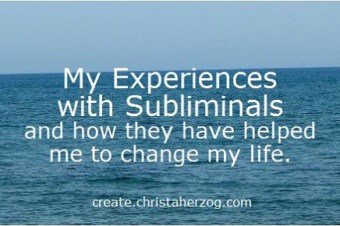 Subliminals help to improve