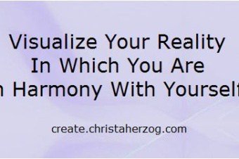 Be In Harmony with Yourself