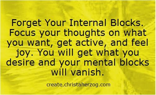 Forget your internal blocks