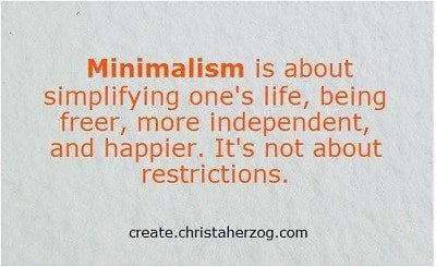 Minimalism Simplifies Your Life