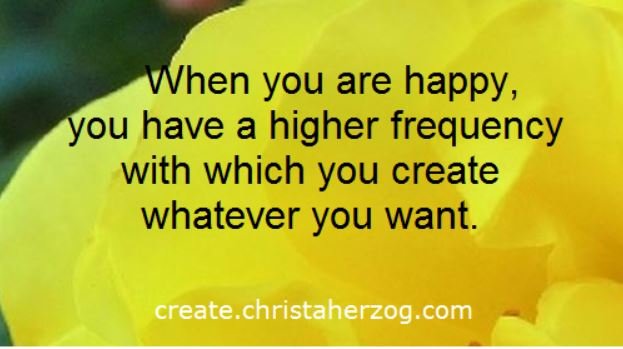 With a higher frequency you create