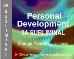 Personal Development 3A Subliminal Cover