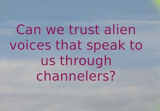 Can we trust alien voices