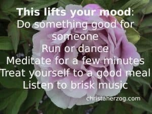 This lifts your mood